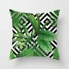 45*45 nordic tropical plam tree green cushion cover decorative pillowcase for sofa car pillow case Home Decoration