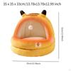 Cat Bed Nest Kennel,Cozy,Snooze Sleeping with Removable Cushion Tent Pet Shelter for Dog