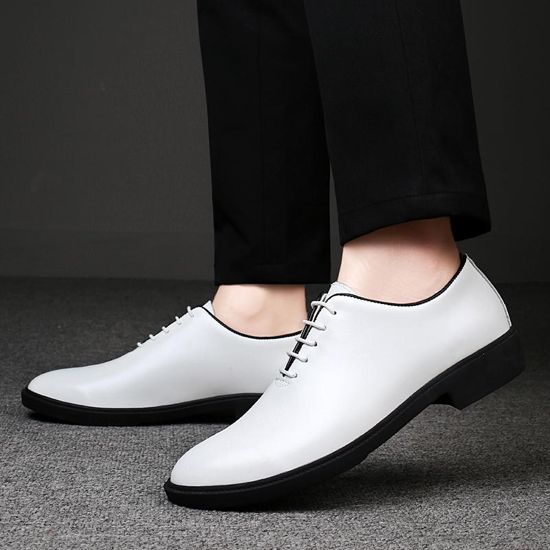 All-match Men Casual Dress Footwear Classic Men Shoes for Wedding Brand Men's Shoes Business Men Oxford Leather Shoes Size 36-49