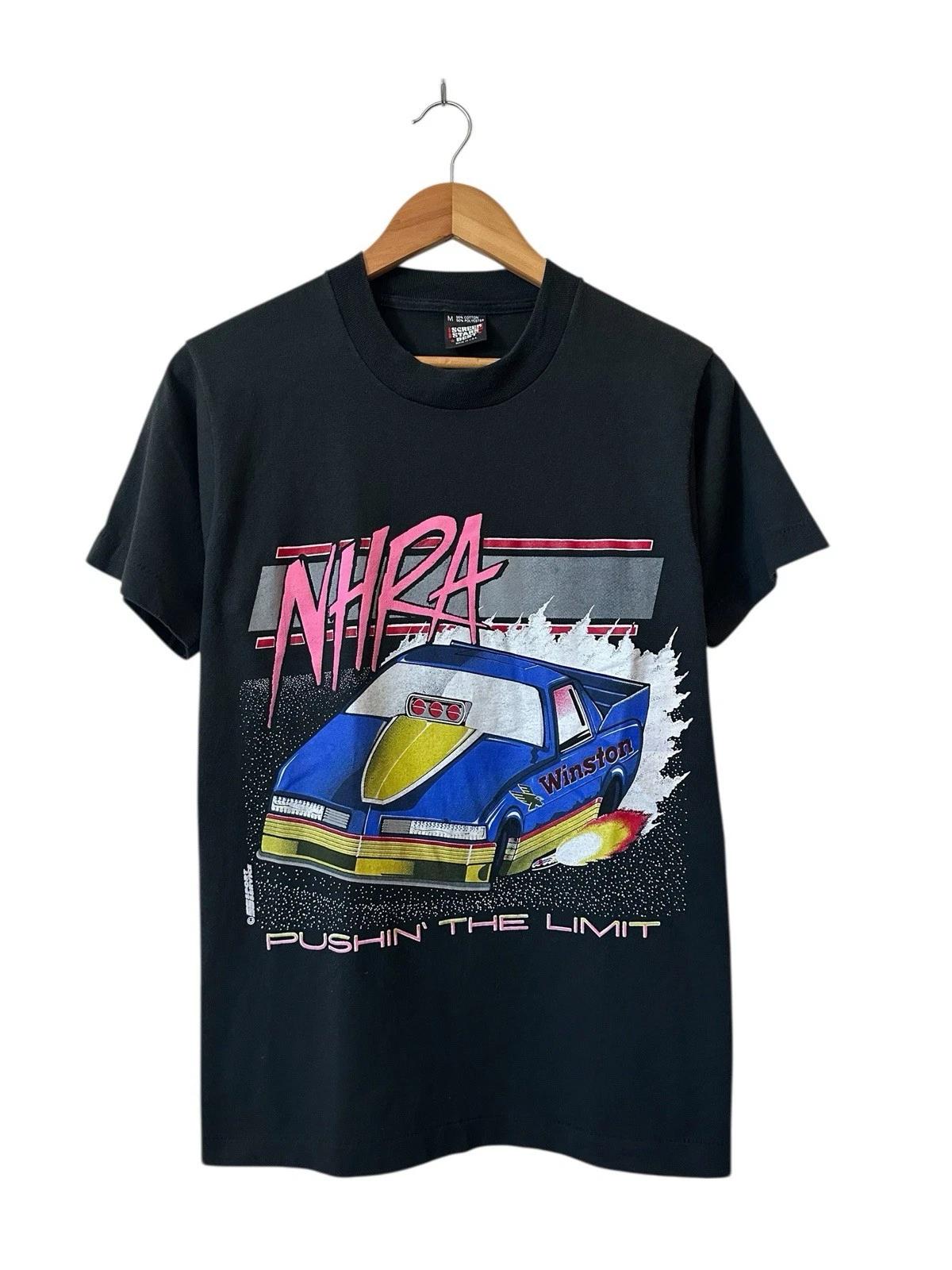 Vintage NHRA Racing T Shirt Men’s Small Black 90’s USA Nascar S