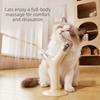 Removable Pet Massage Brush Soft Pet Hair Removal Comb Durable Cat Itching Stick  Cat Toy