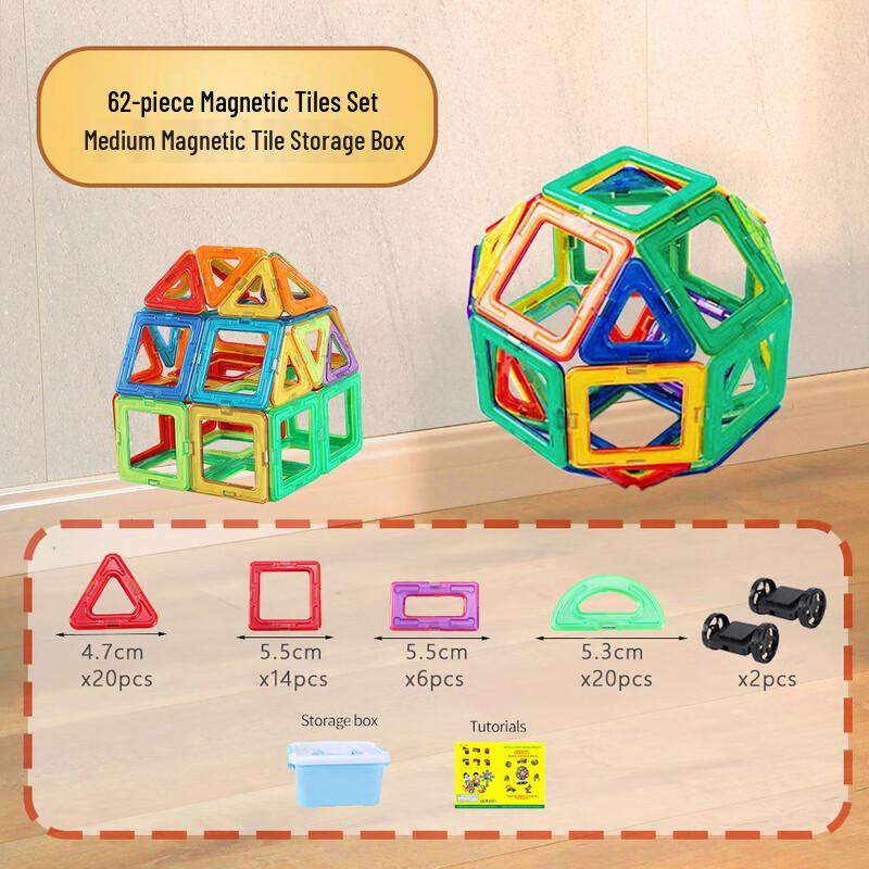 Changbaosen DIY Magnetic Tiles Set