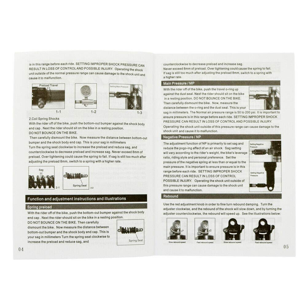KIND SHOCK KS EXAForm 588RL Dual Air Rear Shock With VH2153 Lockout,190X50mm,