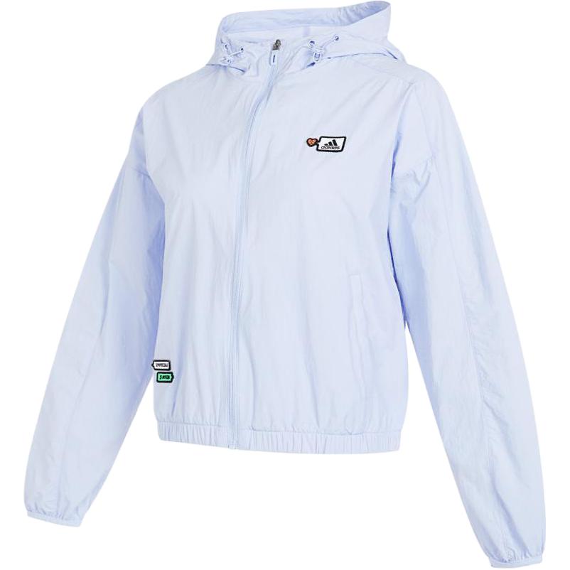 Adidas X SEEBIN Collaboration SS23 Jacket Women s Light Pink Blue HY2858 S