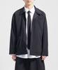Thanks Messia Hidden Shirt Jacket-Black