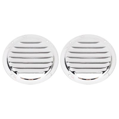 2 STuks Ronde Roosterventilatie voor Boten 316 Roestvrij Staal Marine Ventilatiekap voor Schepen Jachten Campers