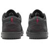 Jordan Air Jordan 1 Low Comfortable Low top Vintage Basketball Shoes Men's Black Gray FD8635-001