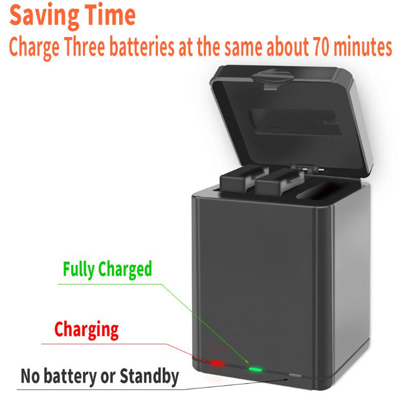 3 IN 1 Battery Charger for Smart Charger USB Charging Box for Tello Drone Battery Charging Hub Outdoor Charger Accessor