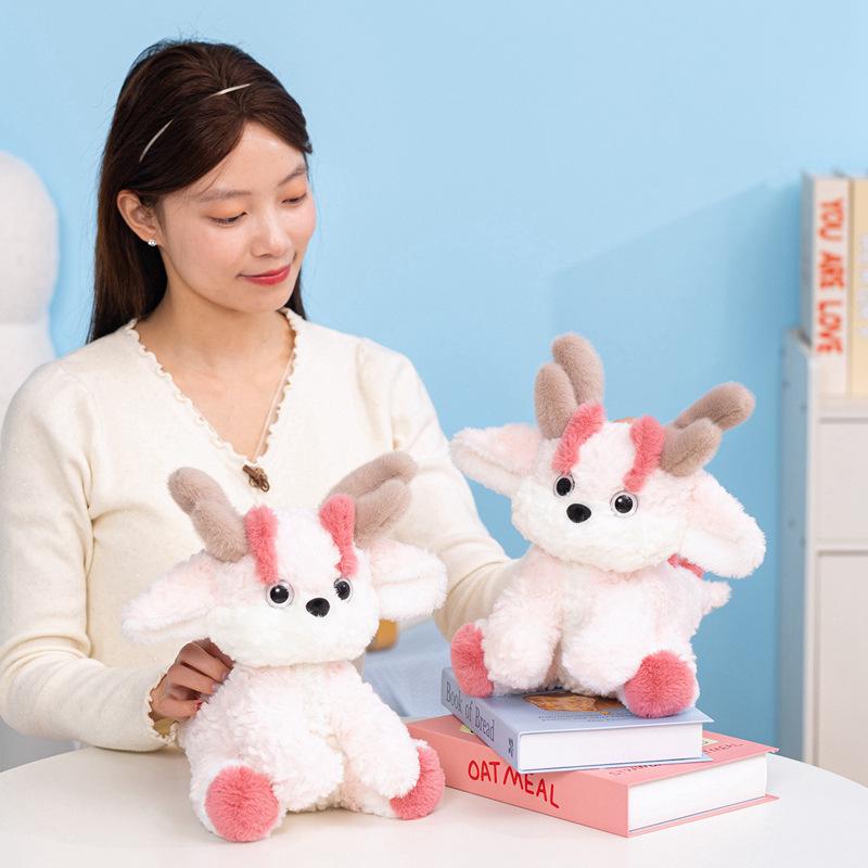 Pink Dragon Plush Toy - Cute Sleeping Pillow & Gift for Girls