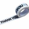 Cute Colorful Packaging Tape High Strength High Viscosity Decorative Tape OPP Material Thank You Tape Letter Print