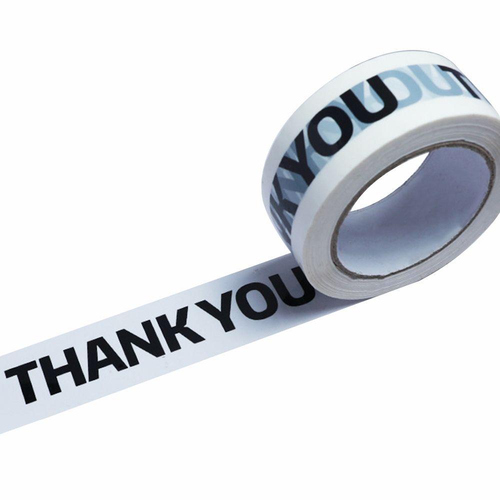 

High Viscosity Packaging Tape High Strength Packing Tape Decorate Adhesive Tape Letter Print білий