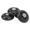 4 Stück Leuchtende Rollschuhrollen 63mm PU Flash Inlineskater-Rollen für Inlineskateboards Rollen