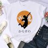 Japanese Anime Haikyuu T-shirt Women Top Harajuku Japan Style T Shirt Unisex Summer Clothes Y2k Short Sleeve Women's T-shirts