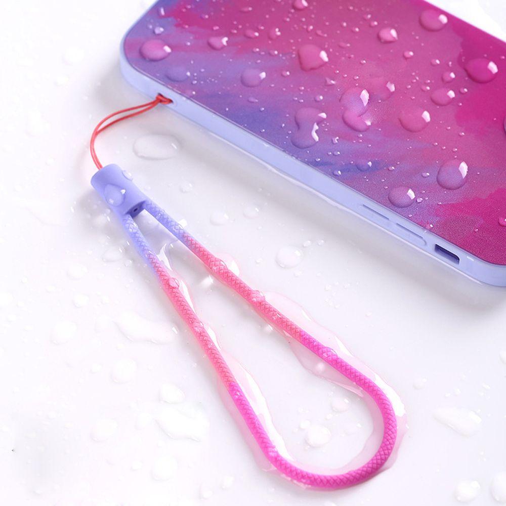 Straps Phone Charms Watercolor Woven Pattern Wrist Hand Strap Phone Hanging Rope Mobile Phone Strap