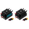60A Electronic Speed Controller 2-3S Electric Speed Controller with 5V/3A BEC for 1/10 Remote Control Car Truck