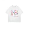 Oversized T Shirt Black Floral Print Suck It Up Buttercup Graphic Tee Casual Wear For Women Summer Outfit Streetwear Fashion