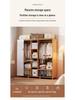 Floor-Standing Wardrobe with Curtain for Bedroom Storage, Easy Assembly, Space-Saving Design.