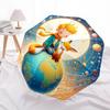 1pc Boy and Fox on Earth with Stars Umbrella with Plastic Handle,Suitable for All Seasons Home Travel Outdoor UmbrellaM960