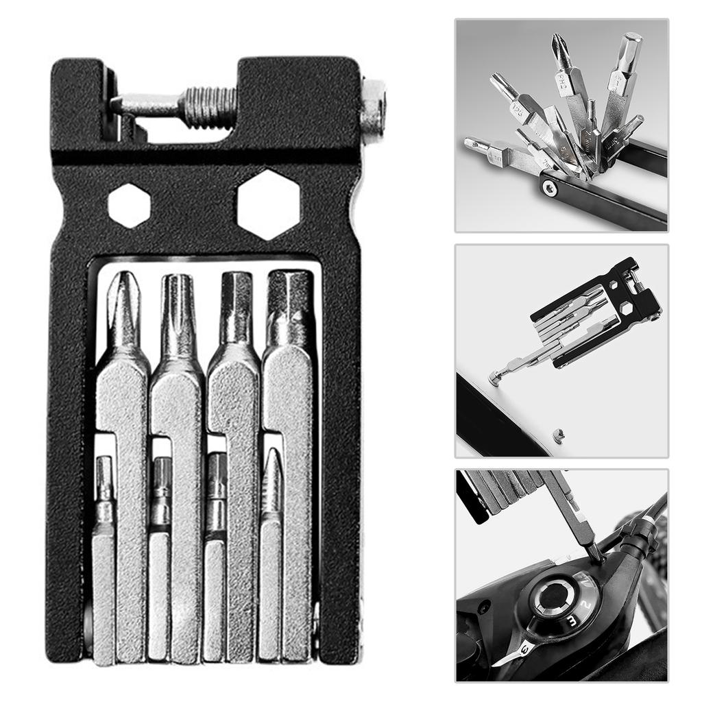 Bicycles Wrench Tool Kits 20 in 1 Bikes Multitool Bikes Repair Tool Kits Bicycles Riding Tool Travel Maintenance Tool