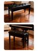 Klavierbank für zwei Personen mit unabhängiger Höhenverstellung und Lackierung