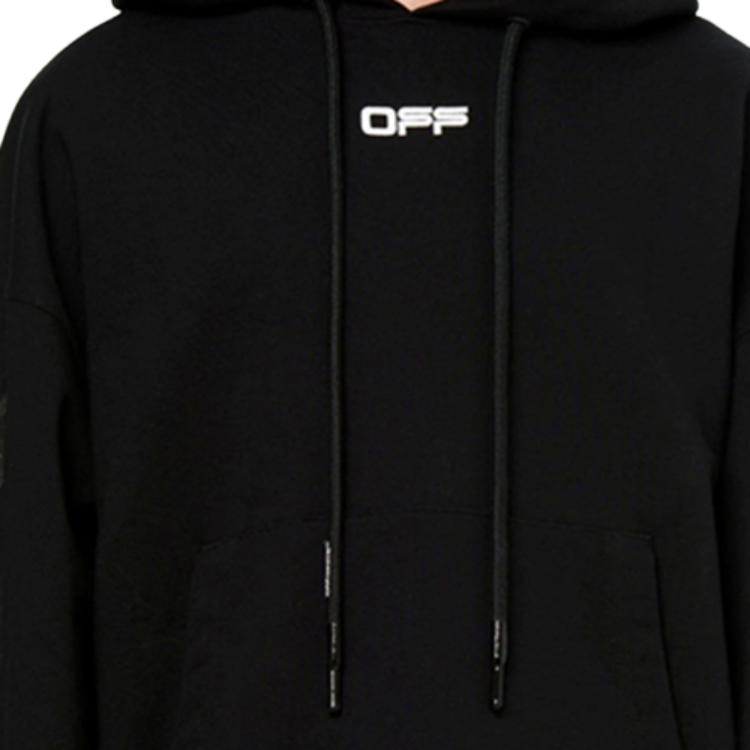 OFF WHITE Caravaggio Square Over Hoodie OMBB037S20E300051088