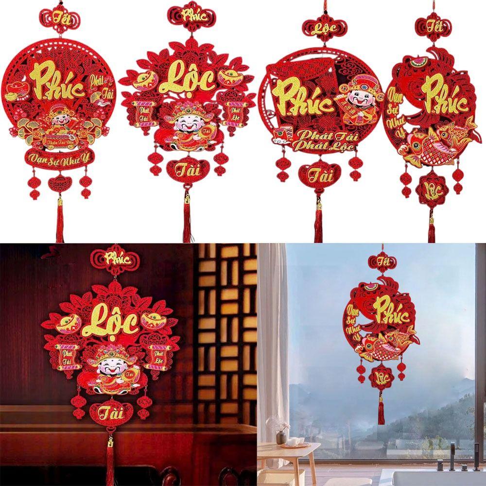 Traditional Spring Festival Ornament  2025 Vietnamese New Year