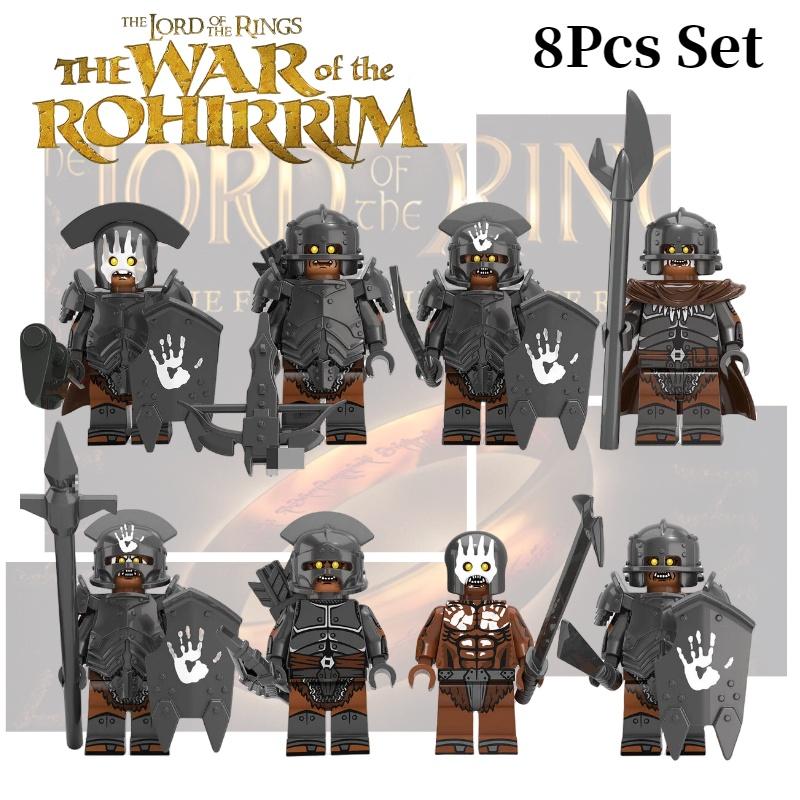 Kt1033 Magic Lord Mini Figure Series Powerful Orc Xp254-261 Children's Educational Building Toy