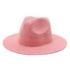 Unisex Summer Panama Sun Hat - Fashionable Straw Braid Fedora for Outdoor and Beach Wear.