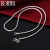3MM Snake Bone Chain Necklace Copper Color 16/18/20/22/24 Inch For Women Men Wedding Fashion Jewelry Charm Gifts