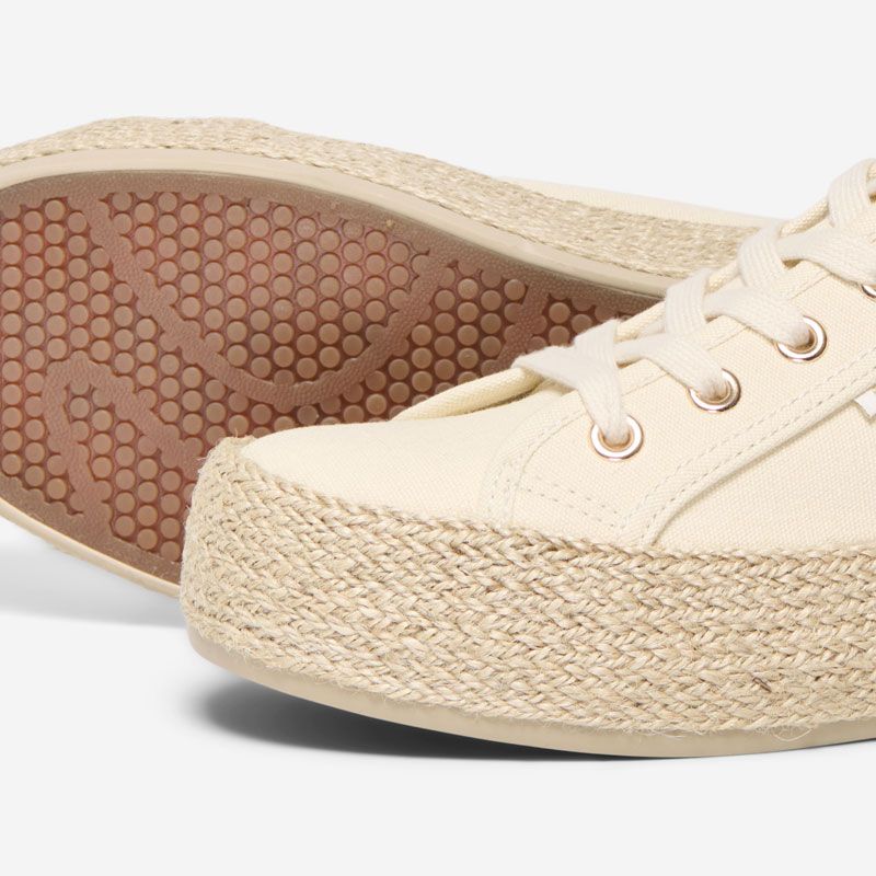 Women's Plain Color Canvas Espadrille Sneakers ONLY