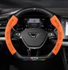 Custom Carbon Fiber & Suede Steering Wheel Covers for 2019-2022 Jetta VS5/VA3/VS7