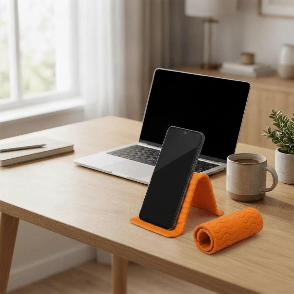 Flexible Foldable Silicone Phone Stand Anti-Slip Smartphone Stand New Flexible Phone Stand Travel