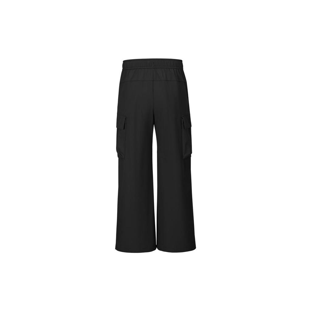 Reebok Classic Comfortable Woven Sports Cargo Pants Women Pants Black 24FRC602WGH0