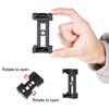 Takenoken Foldable Mobile Phone Clip Holder Plastic Camera Mount and Tripod Mount Hot Shoe Retaining Clamp for Cell Phone