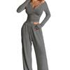 2025 European & American Sexy Slim Long-Sleeve Two-Piece Set