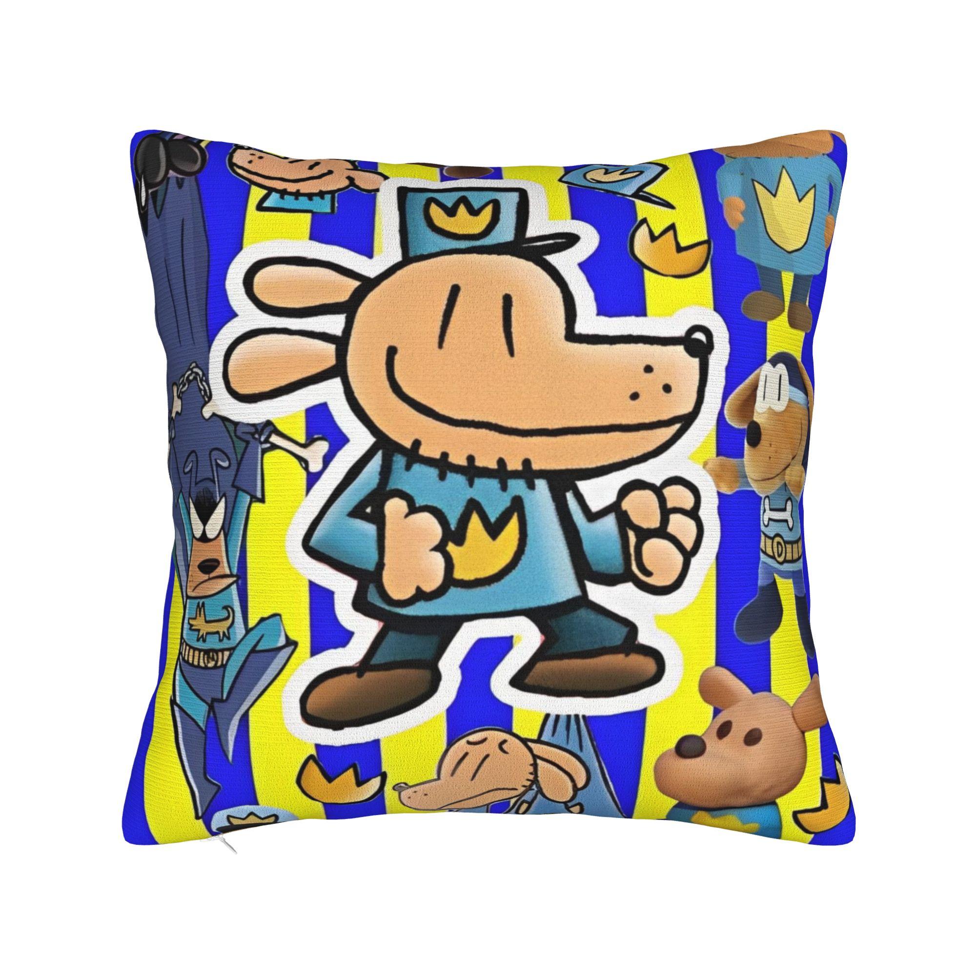 Decorative Pillowcase Dog Man Merch Home  Pillow Case Cover Zippered Multi-Size 12x12Inch