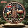 Decorative Metal Wall Art Sign Tin Painting 20x20 cm