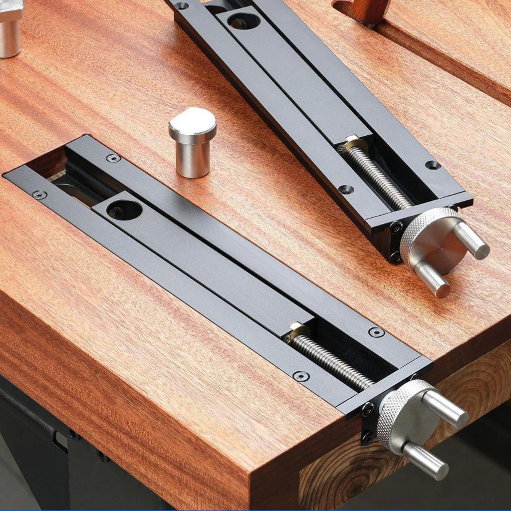 Bench Clamps Aluminum Alloy Non-Slip Pliers Woodworking Table Workbench Pliers for Drilling Sawing Planing Carving Metalworking