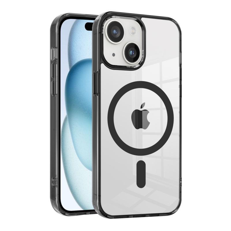 Electroplated Acrylic Magnetic Case for iPhone 14 Pro Max/15 - 2-in-1 Protective Cover