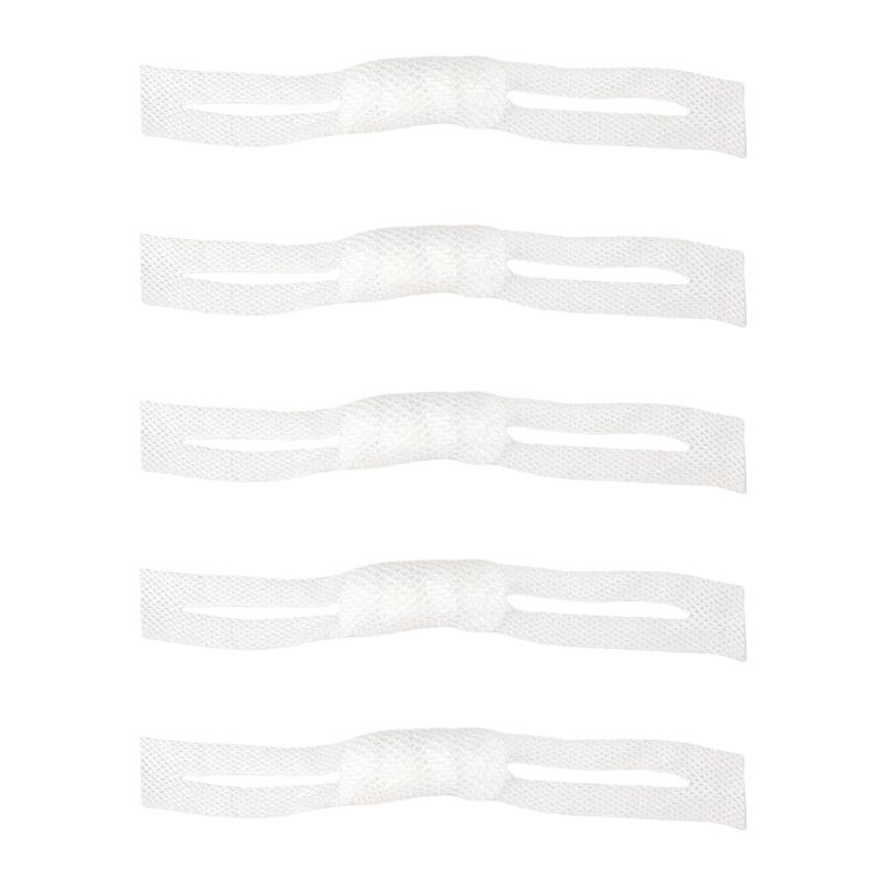 5Pcs Reusable Nose Bridge Guards Stretchable Medicals Stretch Bandage Holder Comfortable Cotton Padding Non Slip