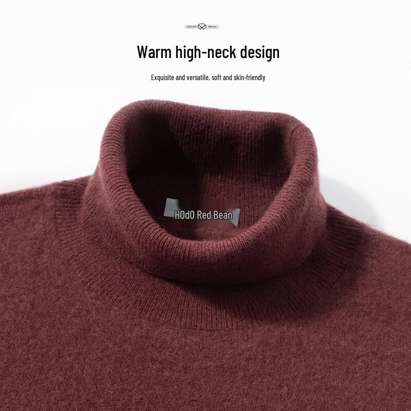 Hodo Luxury Cashmere-Silk Blend Turtleneck Sweater