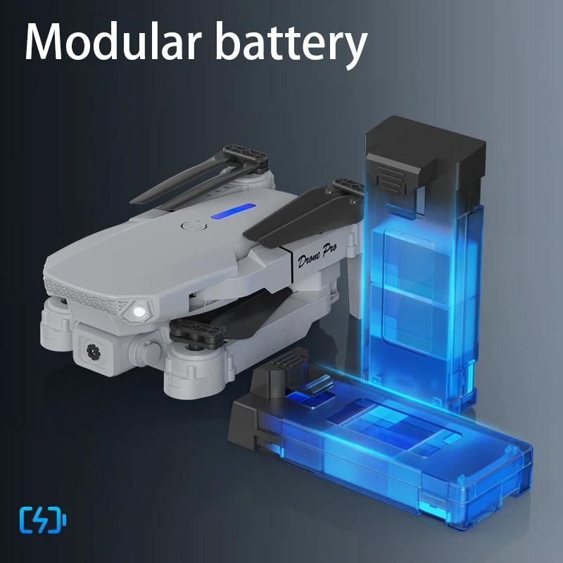 2025 New E88 Air Screen Controlled Lighting Mini Drone 4K Dual Camera Optical Flow Remote Control Aircraft By KBDFA Tech