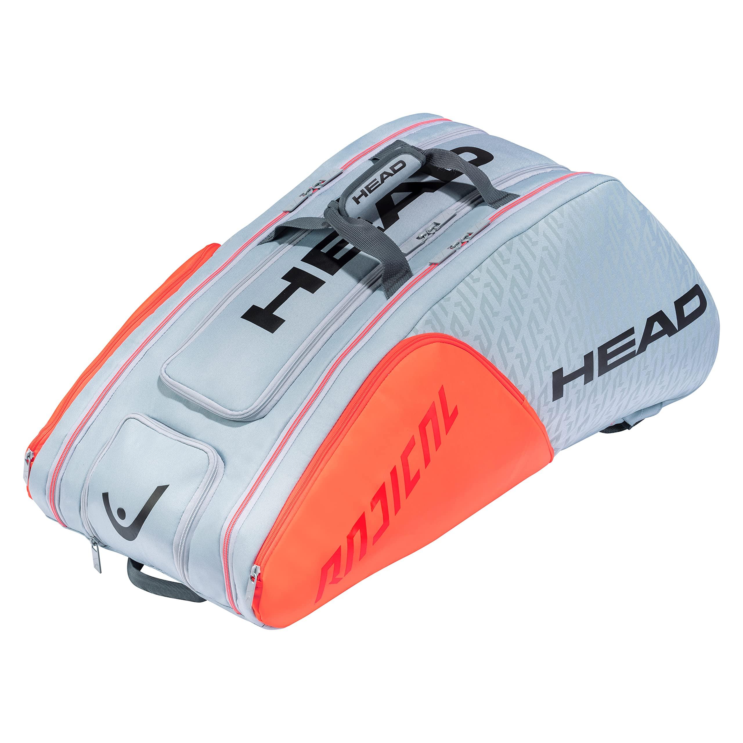 

HEAD Radical 12R MonsterCombi Tennis Racket Bag 12 Rackets Tennis Equipment Duffel Bag -
