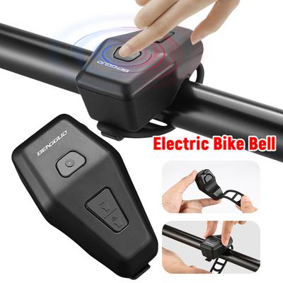 Electric Bike Bell with Anti-Theft Alarm Bike Warning Safety Bell Waterproof Electronic Bicycle Horn Bike Accessories