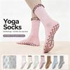 Non-Slip Yoga Socks Silicone Sole Mid Tube Socks New Floor Socks  for Yoga Dance