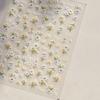 Charming Petal Flower Colorful Wildflowers Daisy Leaves 5D Relief Self Adhesive Nail Art Sticker Decoration Manicure Decal DIY