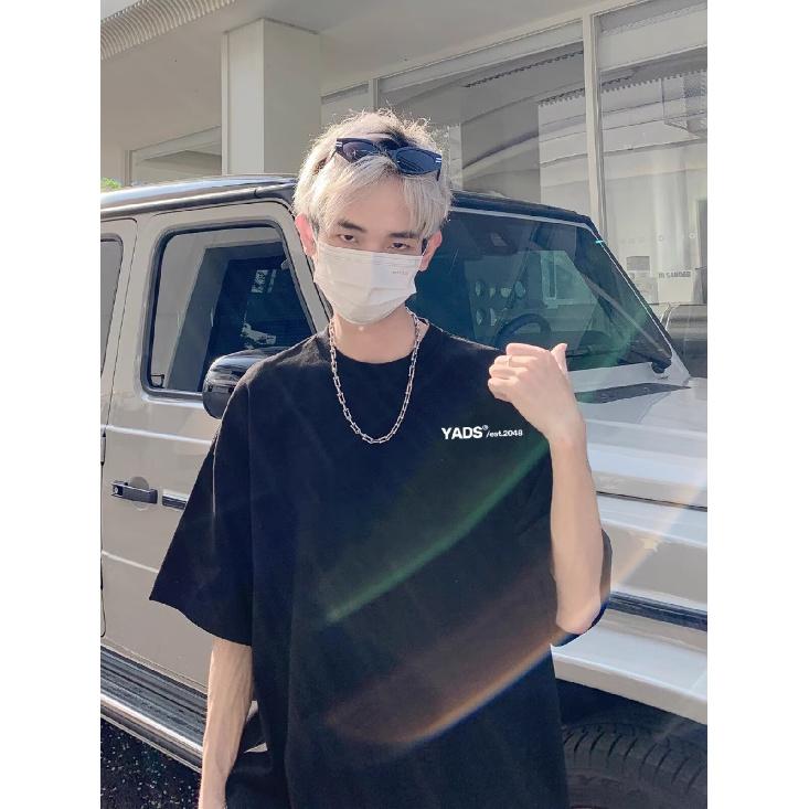 Fashion Brand ins Hong Kong Style Short Sleeve T T-shirt Men and Women2025Summer New Plus Size Loose Men's Half Sleeve T-Shirt Top