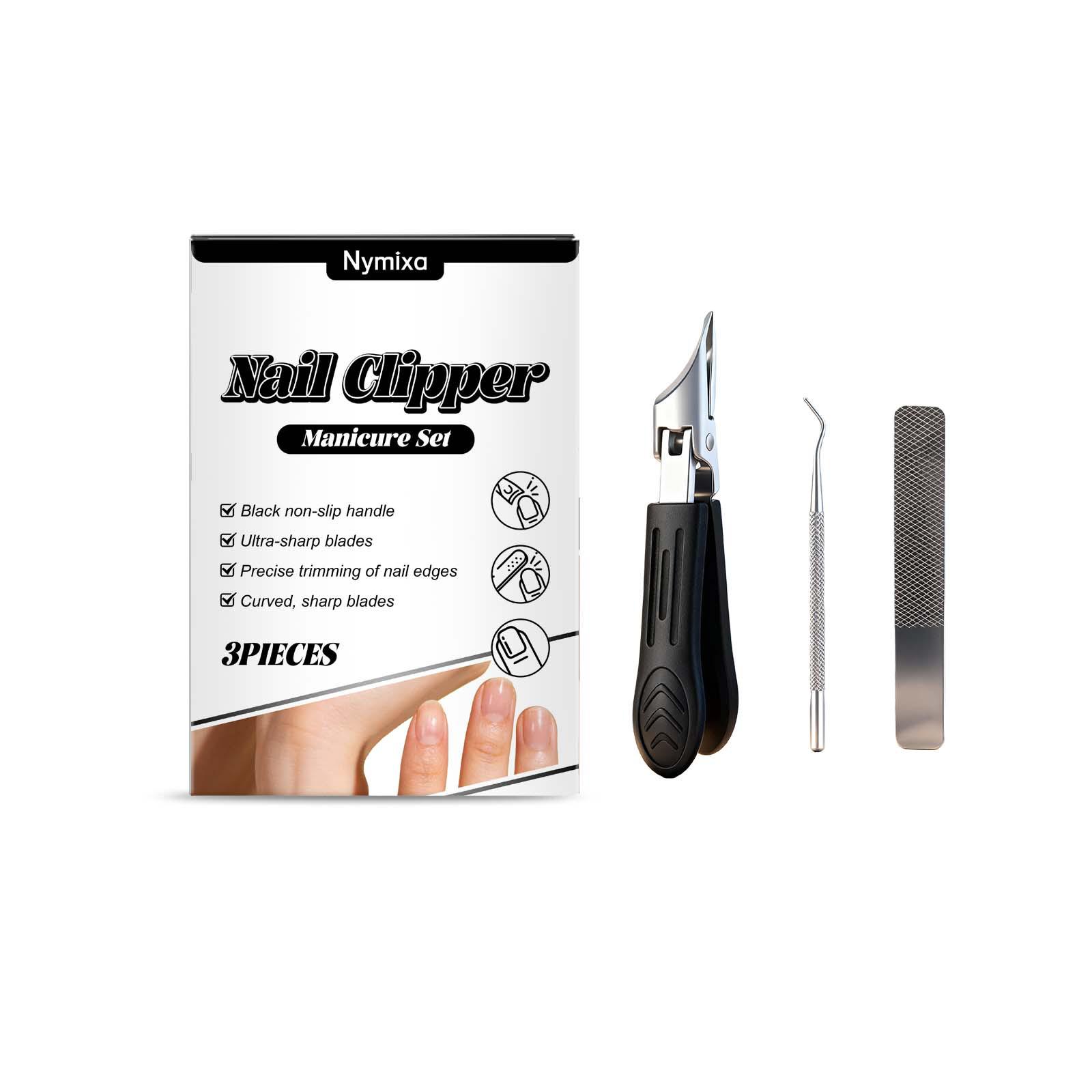 

Nymixa Portable Manicure Set: Easy-to-Use Nail Clippers for Precise Trimming