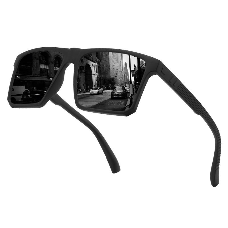 New Cross Border Men's Women's Outdoor Polarized Sports Sunglasses Square Colorful Trendy Glasses Cycling Driving