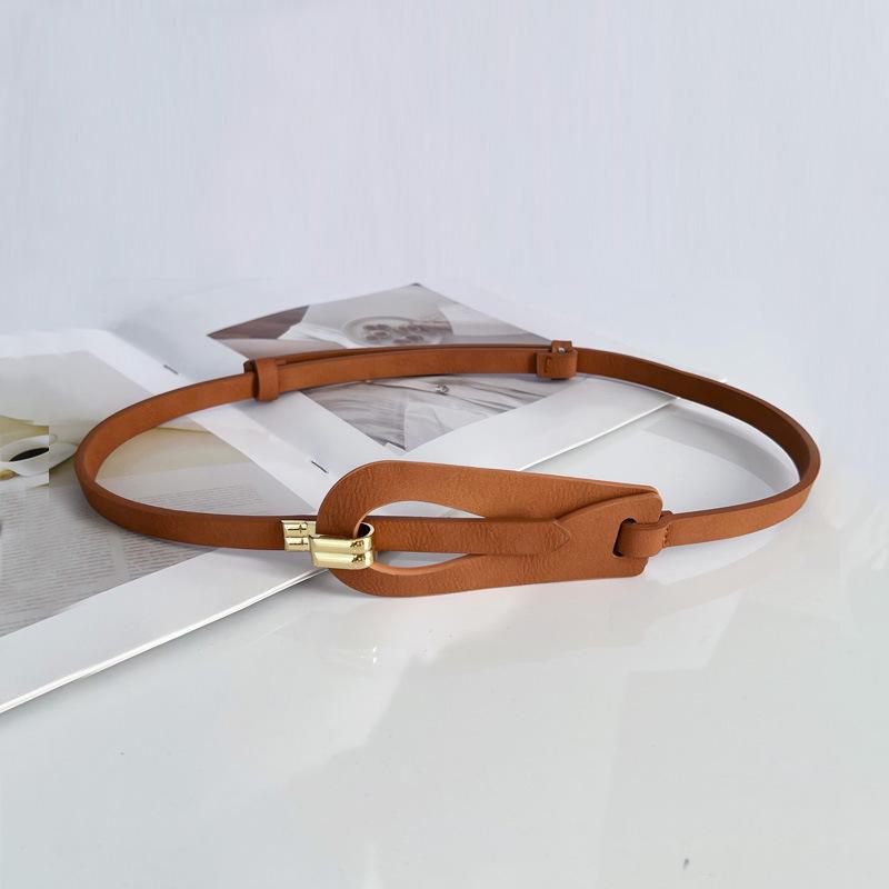 

Пояс Женский Тонкий Декоративный Платье Простой Женский Тонкий Пояс Регулируемая Юбка верблюд